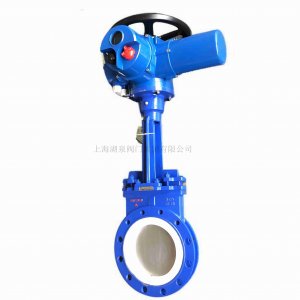 電動刀閘閥DMZ973X-10Q   DN200泥漿、空氣、渣